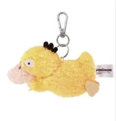 【正規品】 ポケモン コダック ぬいぐるみキーホルダー ぺたんこ 韓国限定 新品 — image 1