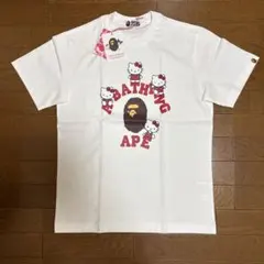 【希少・美品】BAPE × ハローキティ コラボ Tシャツ 白 — image 1