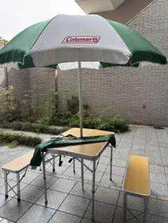 Coleman ピクニックテーブル パラソルセット — image 1