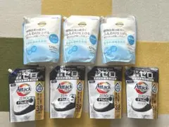 アタックZERO ドラム式 1140g×4 柔軟剤1200ml×3 まとめ売り — image 1