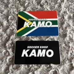 サッカーショップ KAMO ステッカー 2枚 レア — image 1