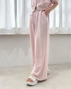 INGNI ラインストーンロゴスウェットパンツ — image 1