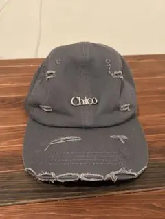 Chico キャップ ダメージ加工 グレー — image 1