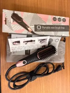【海外対応】アゲツヤ　ポータブルミニブラシアイロン — image 1
