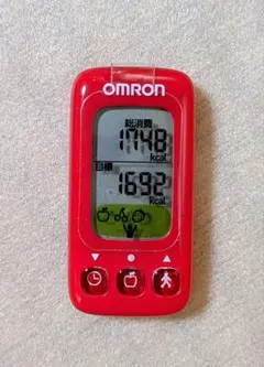 歩数計・活動量計　HJA-314　カロリスキャン　レッド — image 1