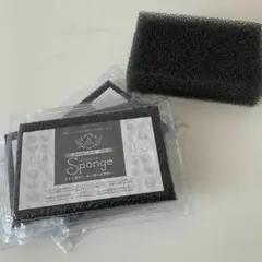 【新品未開封】サンサンスポンジ ノーマルタイプ ブラック２個 — image 1