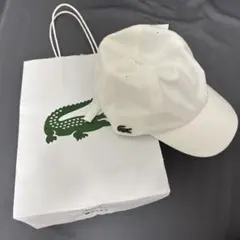 LACOSTE ホワイトキャップ 58cm — image 1
