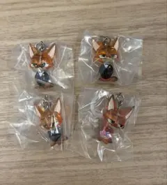 ズートピア2めじるしアクセサリー ニック・ワイルド 4個セット — image 1