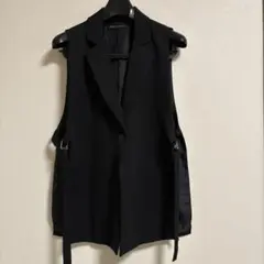 YGWM WOMAN ジレ　ベスト　Sサイズ ブラック — image 1