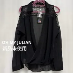 【⭐️OH MY JULIAN★Sサイズ★シアーブラウス　シャツ　新品未使用】 — image 1