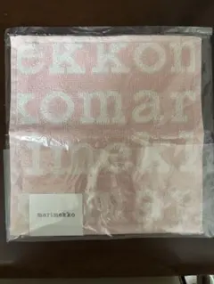 【新品】マリメッコ ロゴmarimekko Logo ミニタオル 日本限定 — image 1