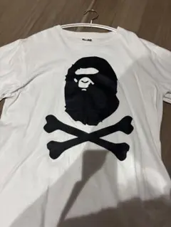 A BATHING APE スカルロゴ Tシャツ ホワイト Mサイズ — image 1