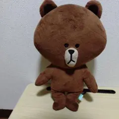 LINE FRIENDS BROWN ぬいぐるみ — image 1