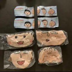 在庫に限り ちびまる子ちゃん　ぬいぐるみポーチ2　ガチャ　コンプ　全4種 — image 1