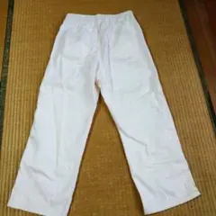 BACK NUMBER コットンイージーパンツ ホワイト Mサイズ — image 1