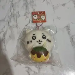 ちいかわ たこ焼 ぬいぐるみキーチェーン — image 1