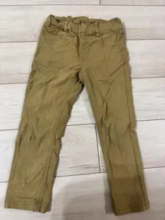 カーキ色スリムフィットパンツ110cm — image 1