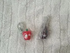 サンリオ 野菜マスコット キーホルダー マイメロ クロミ — image 1
