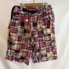 パッチワーク　ハーフパンツ　国内系　未使用　デットストック　LL 短パン — image 1