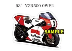 WGP YZR500 ウェインレイニー イラストステッカー【OWF2】 — image 1