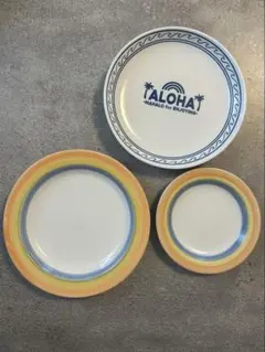 ALOHA プレート 3枚セット 食器 — image 1