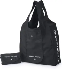 【新品未使用】DEAN & DELUCA 折りたたみエコバッグ ブラック — image 1