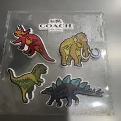 COACH 恐竜 マンモス ステッカー シール セット レア 希少 — image 1