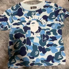 A Bathing Ape カモフラージュ柄 Tシャツ ブルー S — image 1
