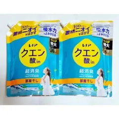 レノア クエン酸in 超消臭 部屋干し 詰め替え 特大サイズ 730ml ×2個 — image 1