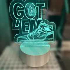 GOT 'EM アクリル LED ライト スニーカー インテリア — image 1