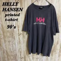【813】90's HELLY HANSENヘリーハンセンプリントロゴTシャツ — image 1
