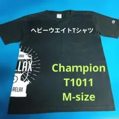 MADE IN USA Champion T1011 ブラックTシャツ Mサイズ — image 1