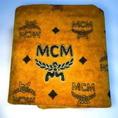 ✨未使用✨MCM タオルハンカチウォッシュタオル化粧箱付きブランドロゴ総柄　茶系 — image 1