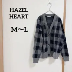 ★チェック柄 カーディガン グリーン/ブラック 【M/L】 — image 1