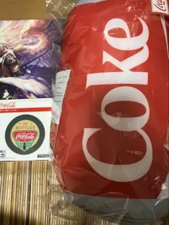 タイトーくじ Coca-Cola B賞 冷感クッション　ほか — image 1