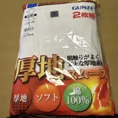 ヒロ様専用　 GUNZE 厚地スムース 下着 2枚組 Lサイズ — image 1