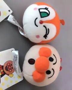 アンパンマン まんまるフェイスマスコット アンパンマン ドキンちゃん セット — image 1