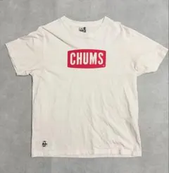 【お買得】CHUMS チャムス ロゴTシャツ ホワイト Mサイズ — image 1