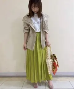 新品タグ付き　clear impression プリーツスカート — image 1