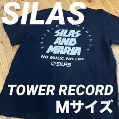 【SILAS】タワレココラボ Tシャツ ブラック Mサイズ — image 1