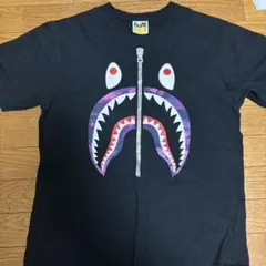 A BATHING APE シャーク Tシャツ ブラック M — image 1