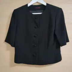 『新品未使用』（夏季用）ユキトリイブラックフォーマルセットアップサイズ7（S） — image 1