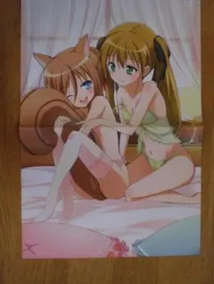 DOG DAYS'（ドッグデイズ）／ココロコネクト★ピンナップポスター★百合 — image 1