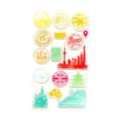 《おまとめご購入で20%OFF！》クリアスタンプ687：City stamp — image 1