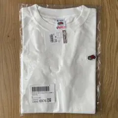 FRUIT OF THE LOOM ワンポイント刺繍Tシャツ ホワイト M — image 1