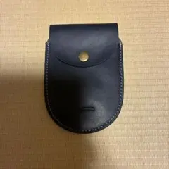 ELECOMマウスケース未使用レザー調 紺色 — image 1