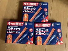 今だけ限定！ グッドエール サッカー日本代表応援 スティックバルーン 2本×3点 — image 1