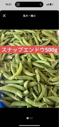 スナップエンドウ500g〜 — image 1