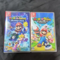 マリオ + ラビッツ ギャラクシーバトル キングダムバトル 2作品セット — image 1