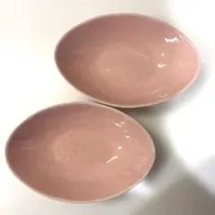金麦あいあい皿　朱鷺色 — image 1